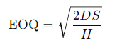 economic-order-quantity-formula